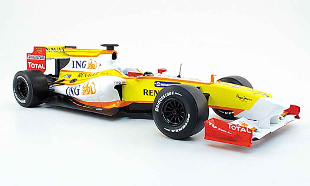 Renault F1 1/18 Norev r 29 no.7 ing f.alsonso 2009 modelauto