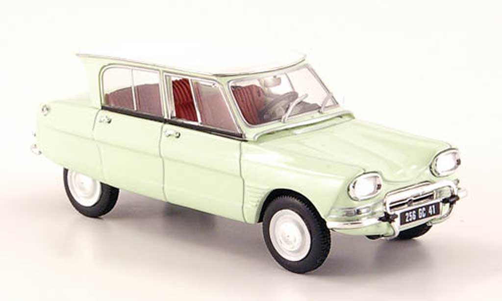 Citroen Ami 6 1/43 Norev la chaux avec witem toit 1967 modelauto