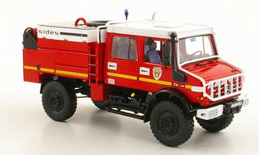 Mercedes Unimog 1/43 Norev U 5000 DoKa Brandweer Brandweer (F) 2005 modelauto