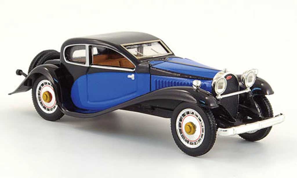 Bugatti 50 1/43 Rio zwart/blauw 1933 modelauto