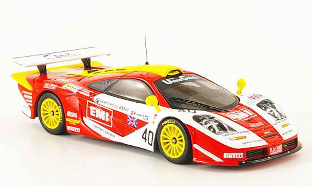 McLaren F1 1/43 IXO GTR No.40 EMI 24h Le Mans 1998 modelauto