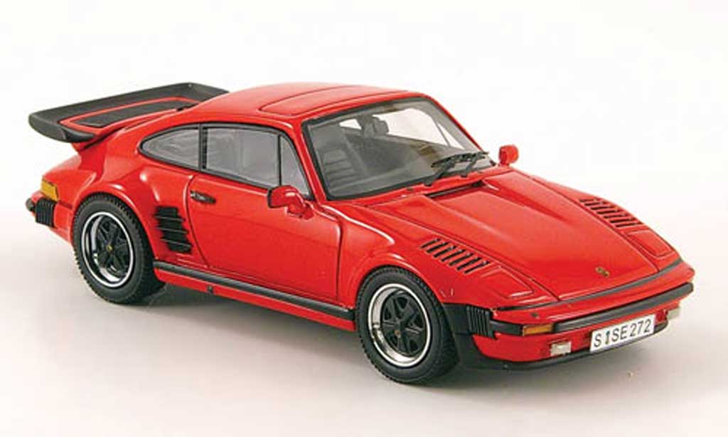 Porsche 930 Turbo 1/43 Neo Turbo SE Flatnose rood 1987 modelauto