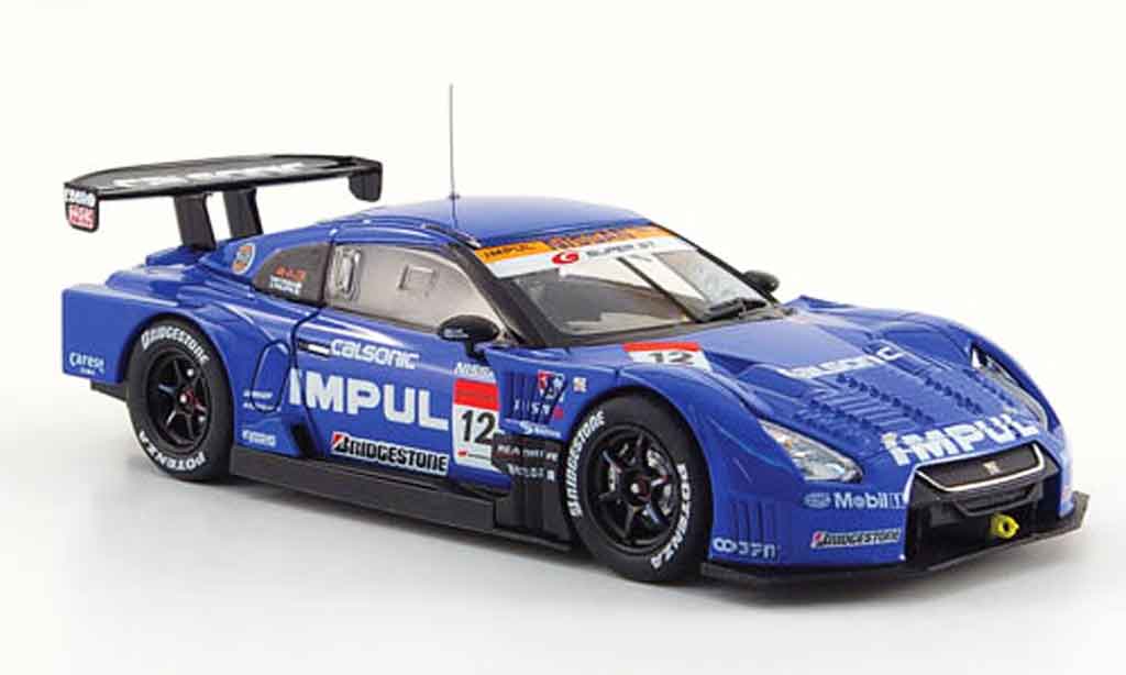 Nissan Skyline R35 1/43 Ebbro R35 GTR No.12 Calsonic Impul Super GT 500 2009 modelauto