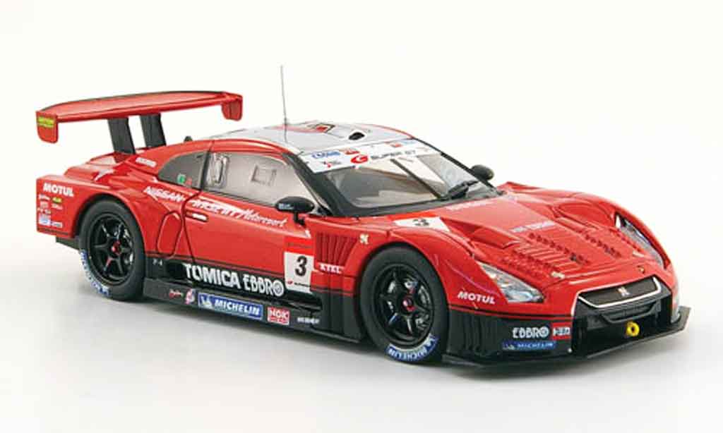 Nissan Skyline R35 1/43 Ebbro R35 GT R No.3 Hasemi Tomica Super GT 500 2009 modelauto