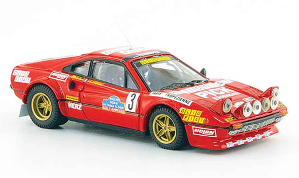 Ferrari 308 GTB 1/43 Best GTB gr.4 no.3 andruet biche targa florio 1980 modelauto