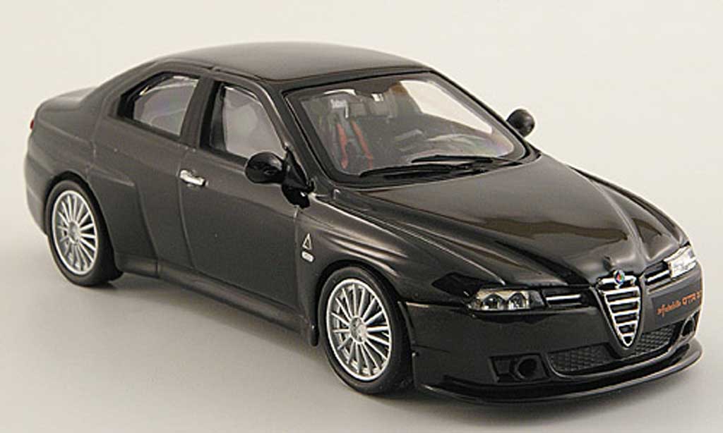 Alfa Romeo 156 GTA 1/43 M4 GTA 3.7 Autodelta zwart modelauto