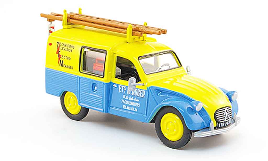 Citroen 3CV 1/43 Eligor elektro inatallateur modelauto