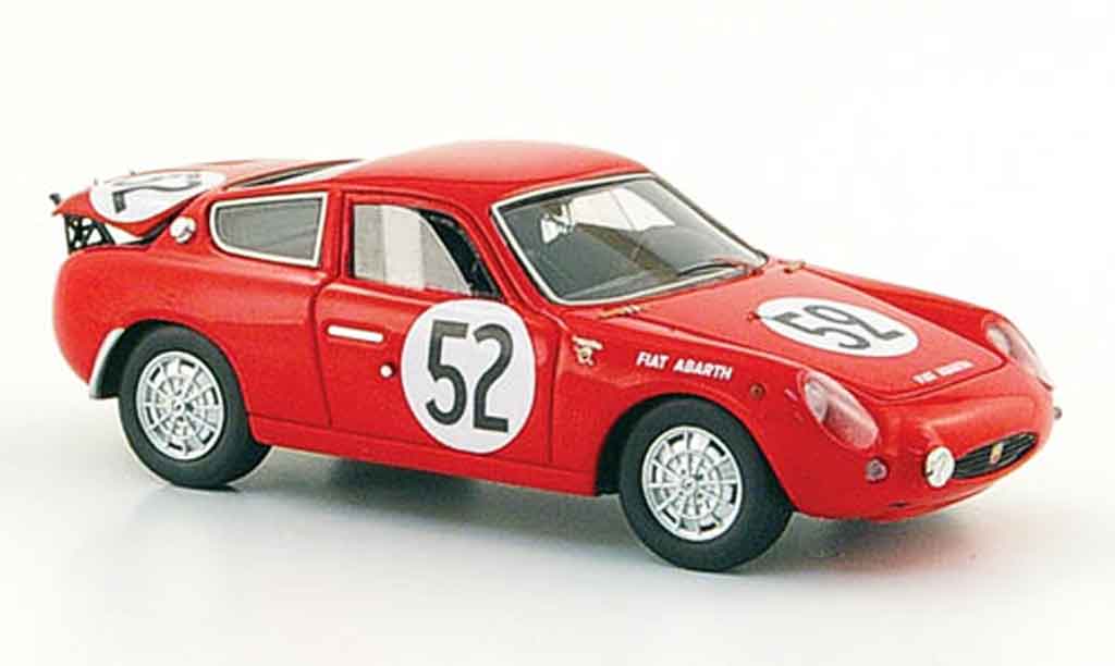 Fiat 700 1/43 Spark Abarth S No.52 Demetz Bianchi 24h Le Mans 1962 modelauto