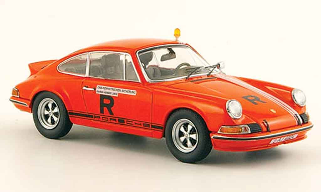 Porsche 911 RS 1/43 Schuco RS ONS Rennstrecken Sicherung 1973 modelauto