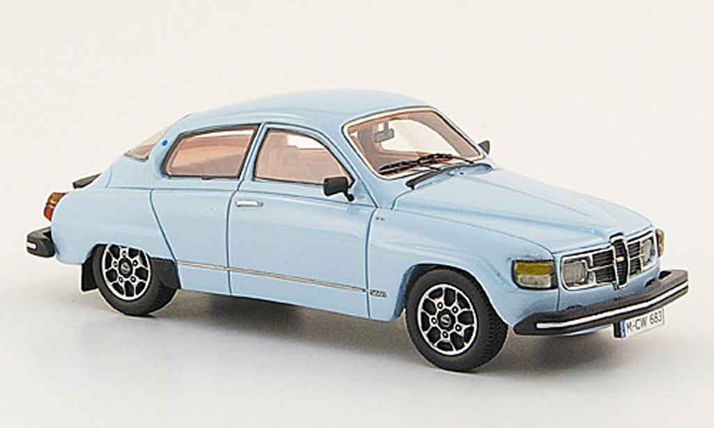 Saab 96 1/43 Neo blauw edition liavecee 300 1979 modelauto