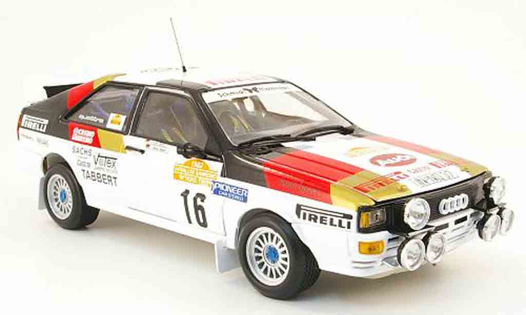 Audi Quattro Rallye 1/18 Sun Star Rallye no.16 pirelli san remo 1982 modelauto