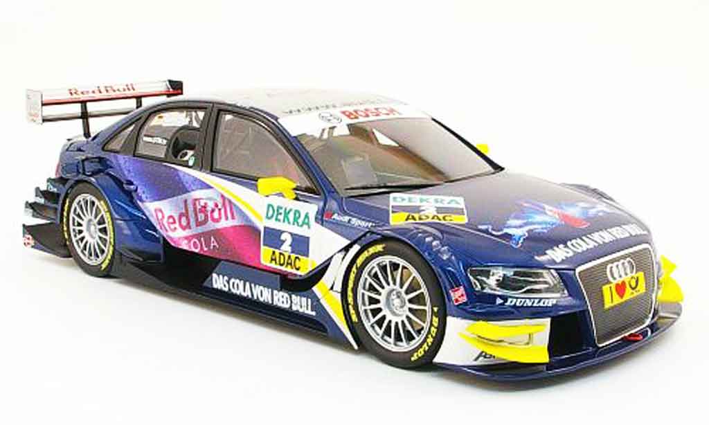 Audi A4 DTM 1/18 Norev DTM no.2 red bull m.tomczyk stw 2008 modelauto