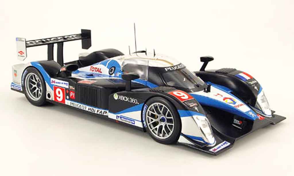 Peugeot 908 2009 1/18 Norev 2009 hdi fap no.9 total sieger 24h le mans modelauto