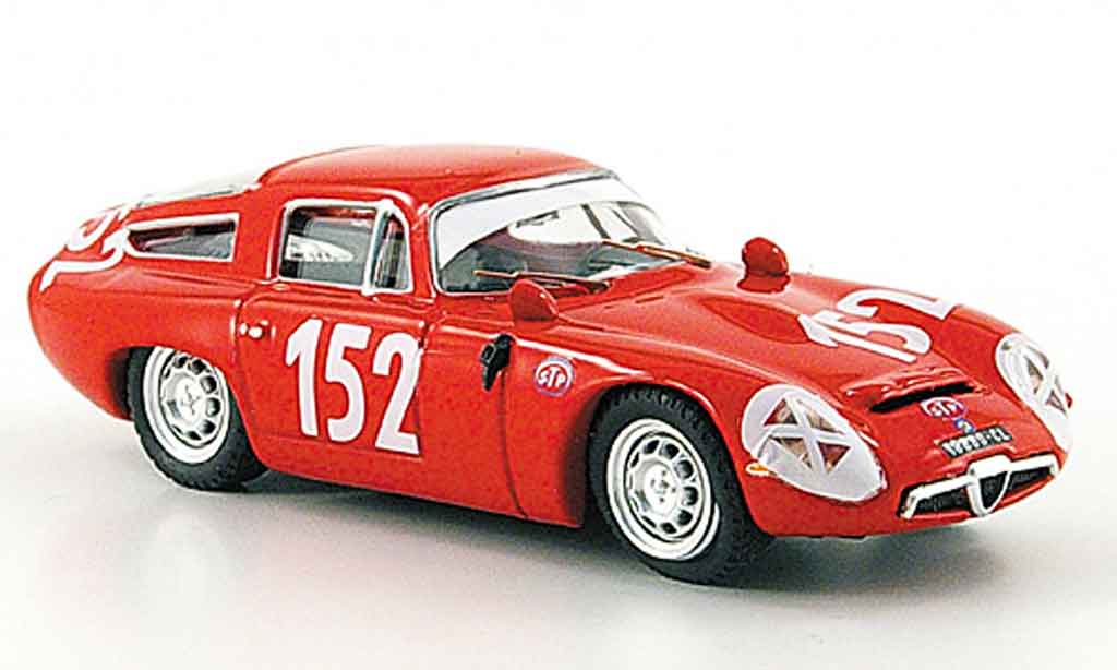 Alfa Romeo TZ1 1/43 Best no.152 giugno sutera targa florio 1970 modelauto
