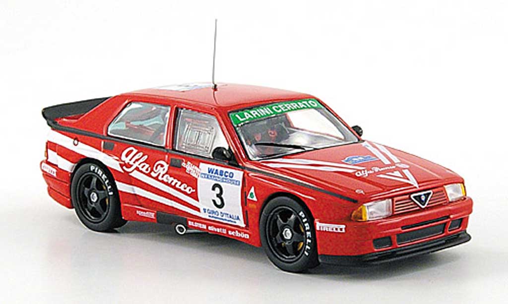Alfa Romeo 75 Evoluzione 1/43 M4 Evoluzione Turbo No.3 Giro de Italia 1988 Francia/Cerrato/Cerri modelauto