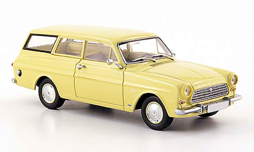 Ford Taunus 1962 1/43 Minichamps 1962 12 M (P 4) Turnier beige modelauto