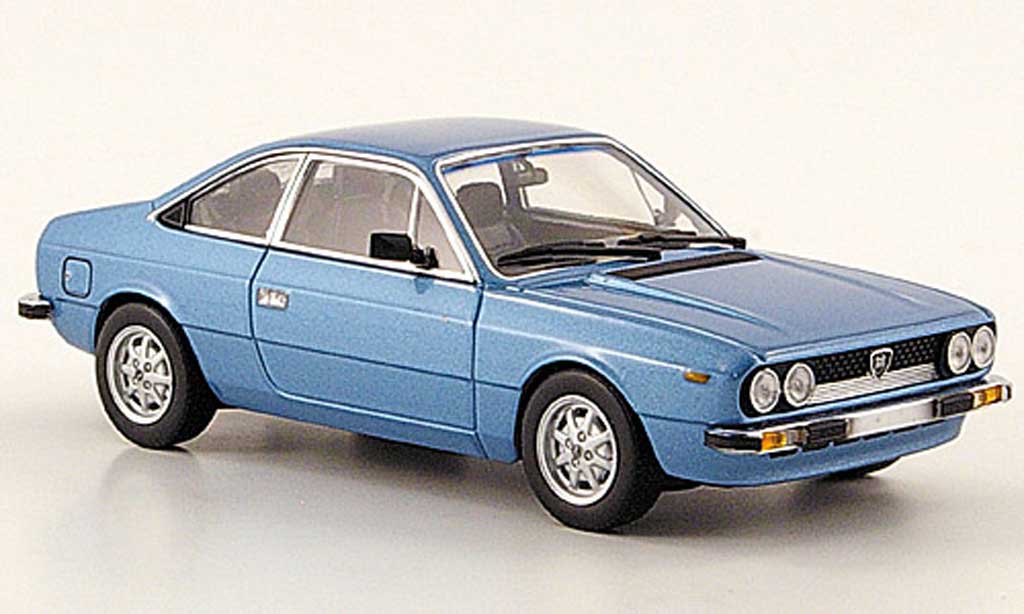Lancia Beta 1/43 Minichamps Coupe blauw 1980 modelauto