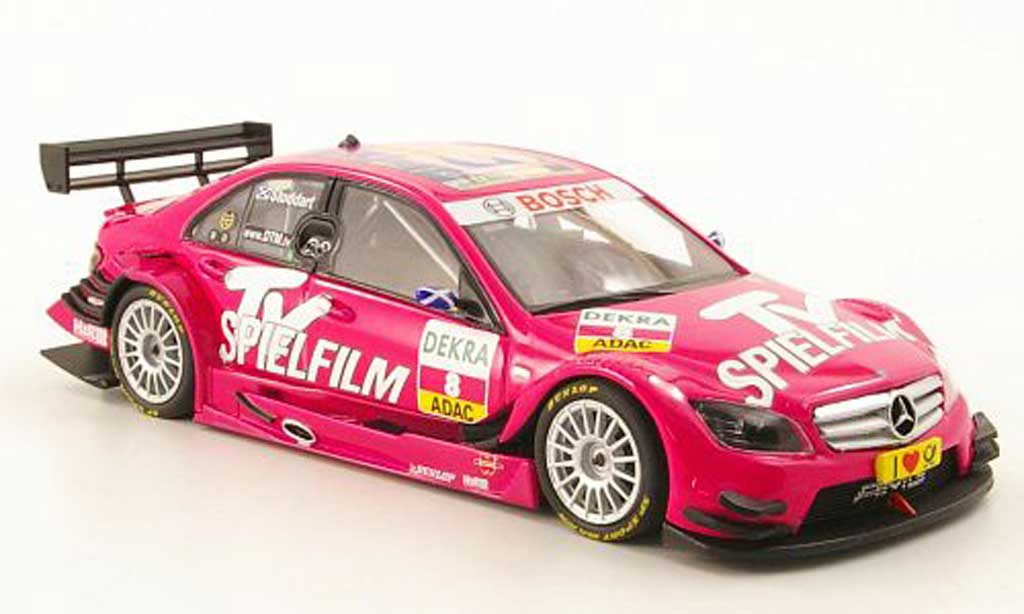 Mercedes Classe C DTM 1/43 Minichamps DTM (2008) No.8 TV Spielfilm Saison 2009 modelauto