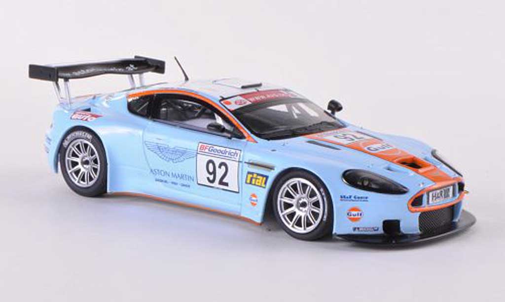 Aston Martin DBRS9 1/43 Minichamps No.92 Gulf Enge/Lechner VLN Nurburgring 2008 modelauto
