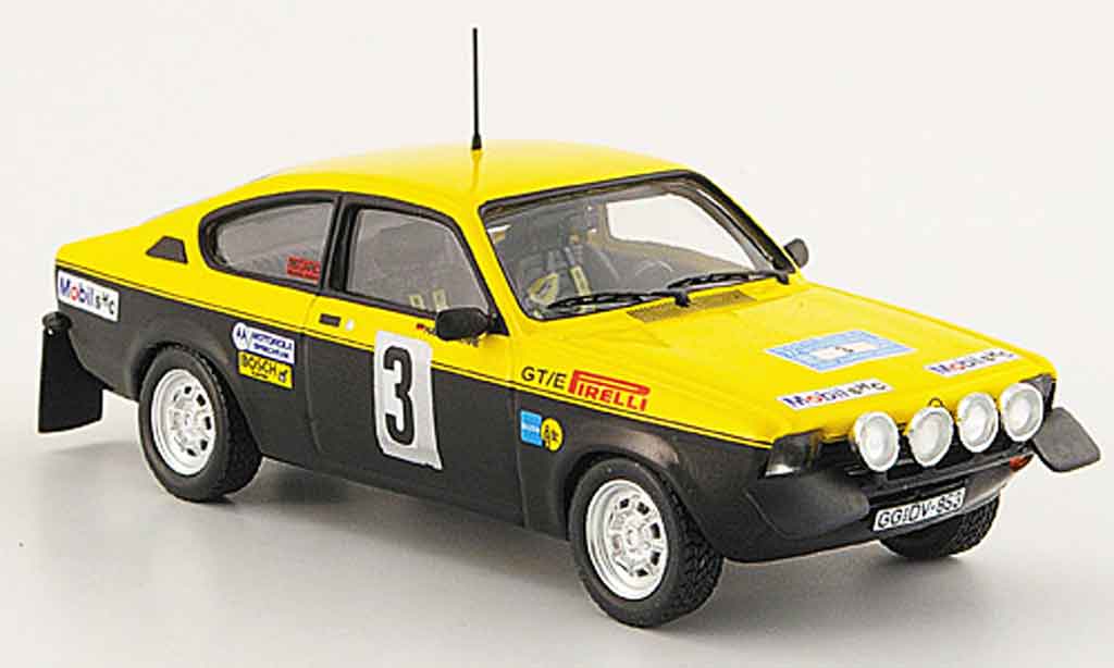 Opel Kadett C 1/43 Trofeu C e no.3 sachs winterrallye 1977 modelauto