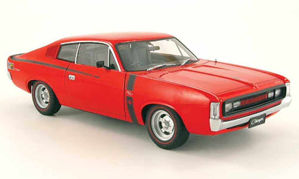 Chrysler Charger 1/18 Autoart e49 rood modelauto
