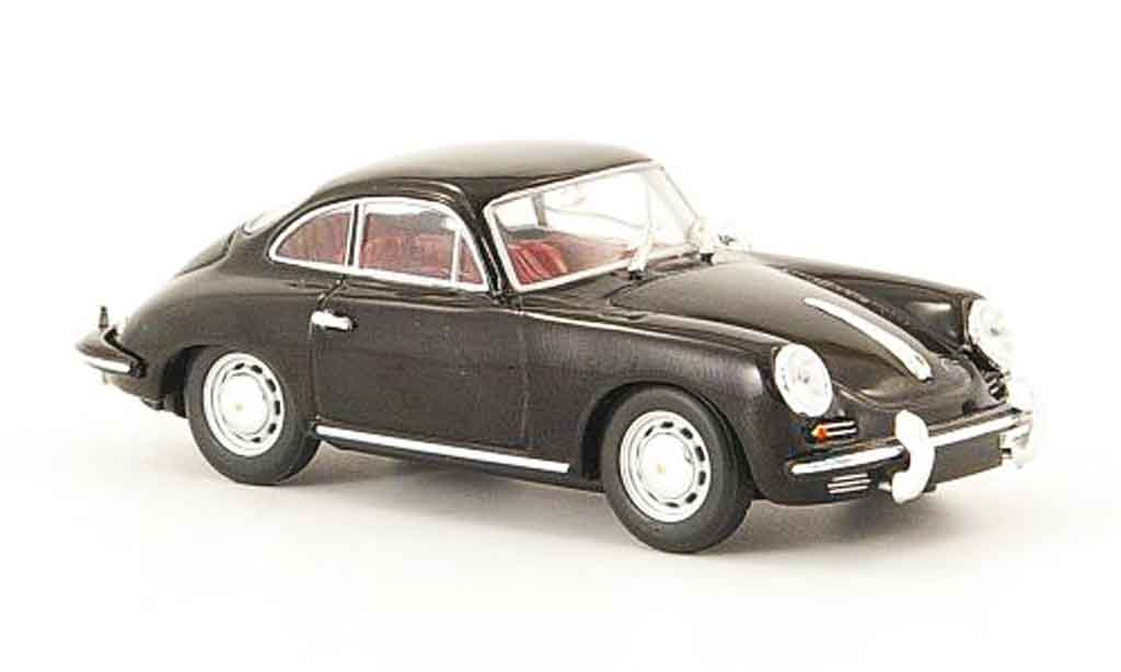 Porsche 356 1963 1/43 Minichamps 1963 C Coupe zwart modelauto