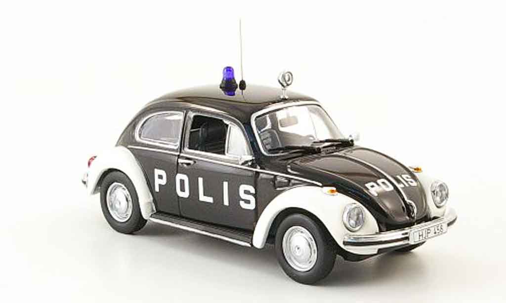 Volkswagen Coccinelle 1/43 Minichamps 1303 polis 1973 modelauto