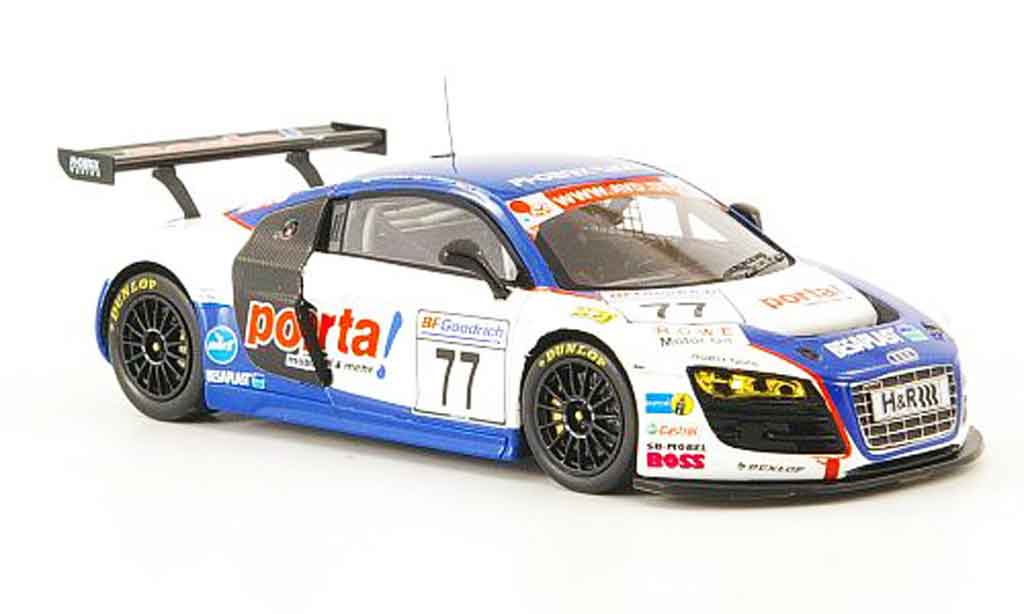 Audi R8 1/43 Minichamps No.77 VLN Nurburgring 2009 modelauto