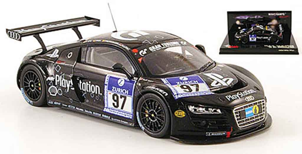 Audi R8 2009 1/43 Minichamps 2009 LMS No.97 Playstation 24h Nurburgring modelauto