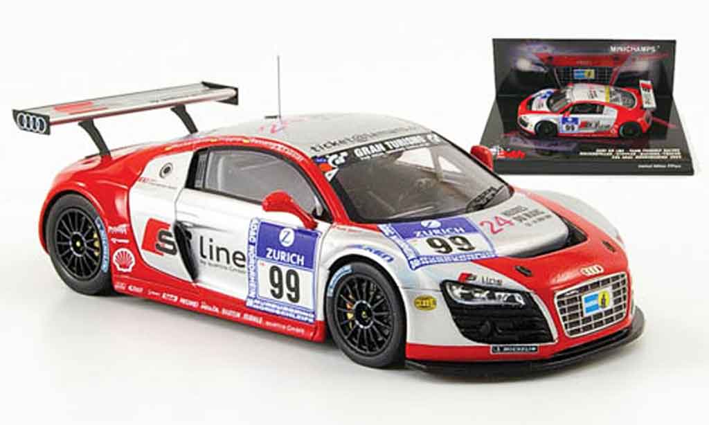 Audi R8 2009 1/43 Minichamps 2009 LMS No.99 S Line 24h Nurburgring modelauto