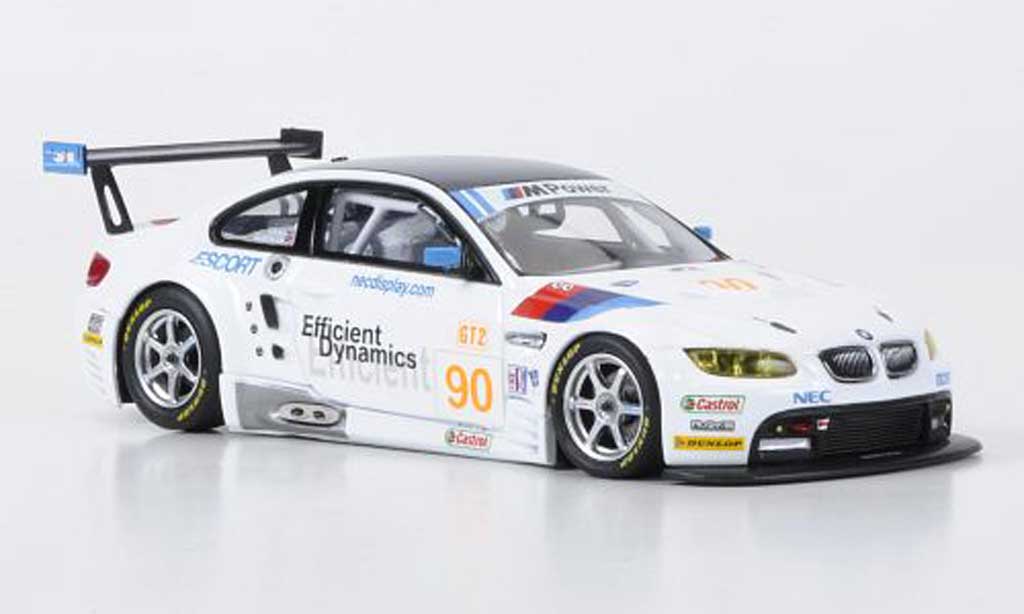 Bmw M3 E92 1/43 Minichamps E92 GT2 No.90 Rahal Letterman Racing ALMS 2009 modelauto
