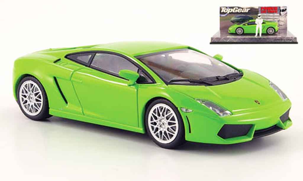 Lamborghini Gallardo LP560-4 LP560-4 1/43 Minichamps grun avec figur the stig modelauto