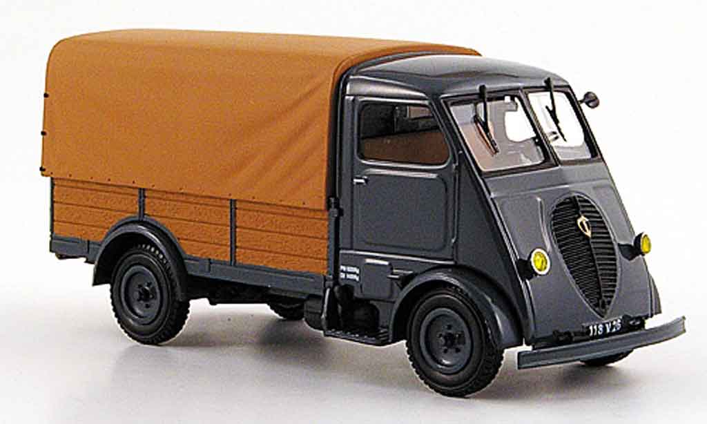 Peugeot Q3A 1/43 Norev bache grijs bruin 1952 modelauto