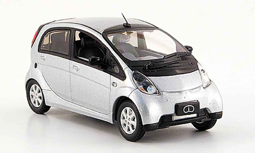 Mitsubishi iMiev 1/43 Vitesse grijs metallic Elektroauto modelauto