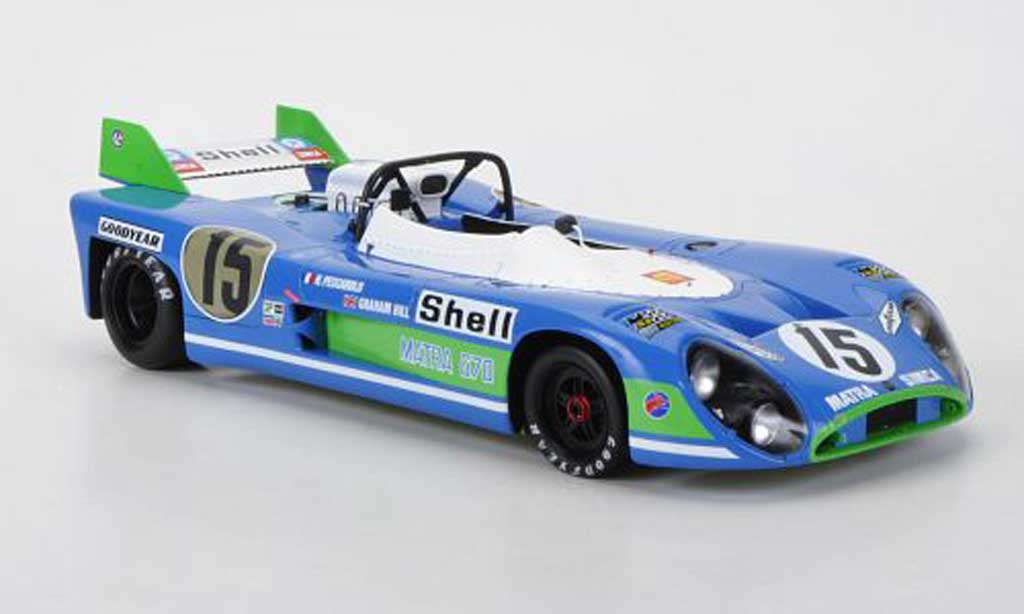 Simca Matra 1/18 Spark MS 670 No.15 Pescarolo/Hill 24h Le Mans 1972 modelauto