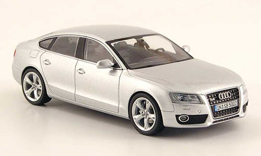 Audi A5 1/43 Schuco Sportback grijs 2009 modelauto