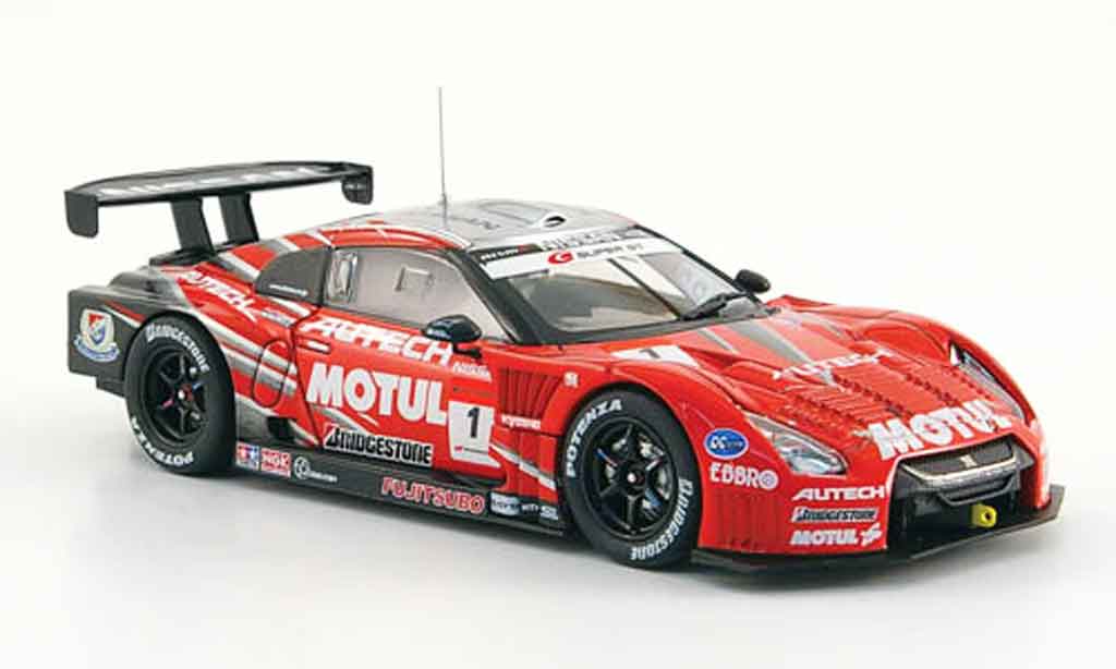 Nissan Skyline R35 1/43 Ebbro JGTC R35 GT R No.1 Motul Autech Super GT 500 2009 modelauto