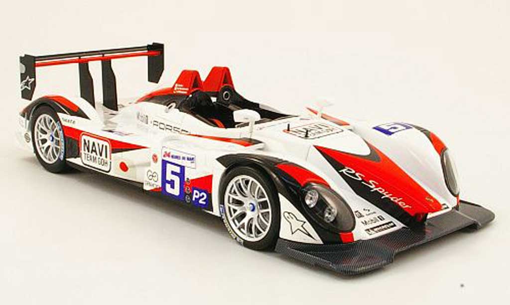 Porsche RS Spyder 1/18 Norev Spyder no.5 navi team goh 24h le mans 2009 modelauto