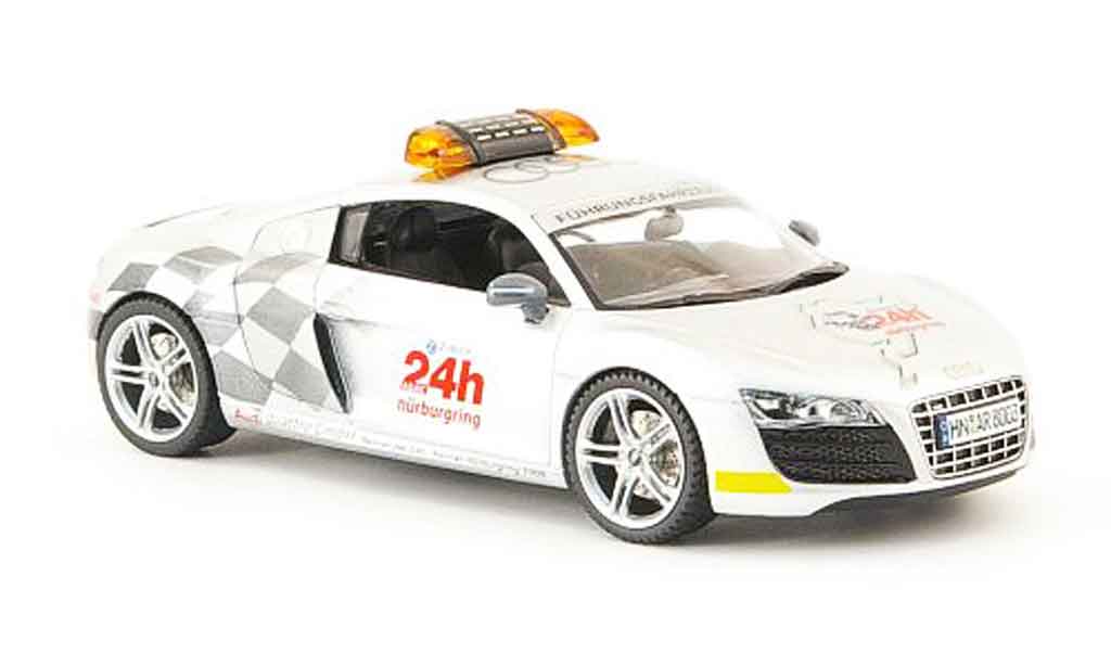 Audi R8 2009 1/43 Schuco 2009 V10 Fuhrungsfahrzeug I 24h Nurburgring modelauto