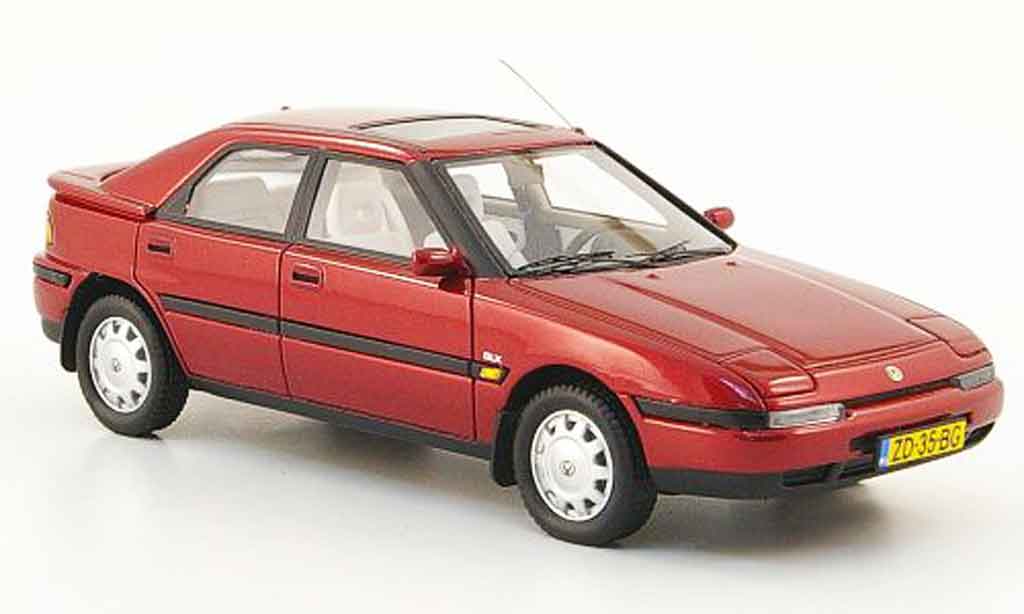 Mazda 323 1/43 Neo F rood 1992 modelauto