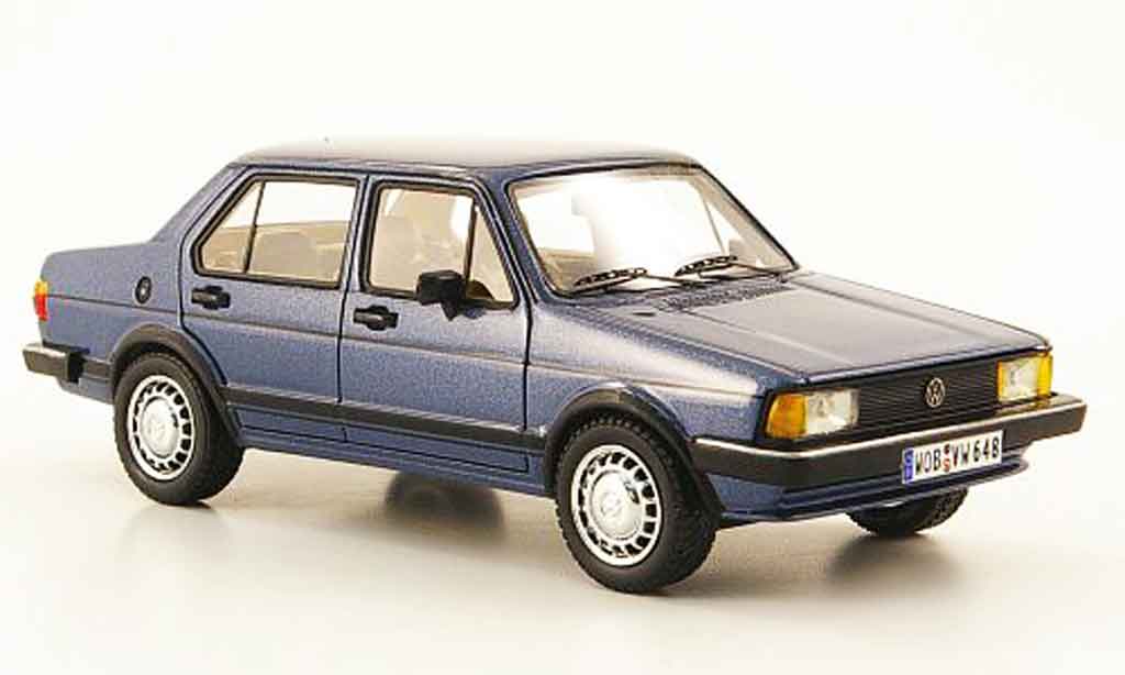 Volkswagen Jetta 1/43 Neo i blauw 4 portes 1980 modelauto