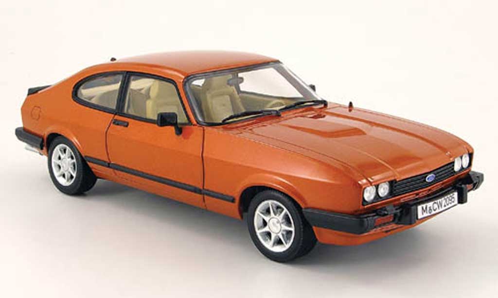 Ford Capri 1/18 Norev mk3 cuivre mcw 1983 modelauto