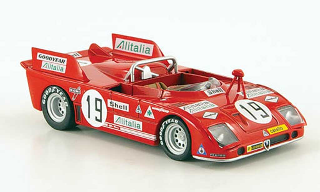 Alfa Romeo 33.3 1972 1/43 M4 1972 TT No.19 24h Le Mans modelauto