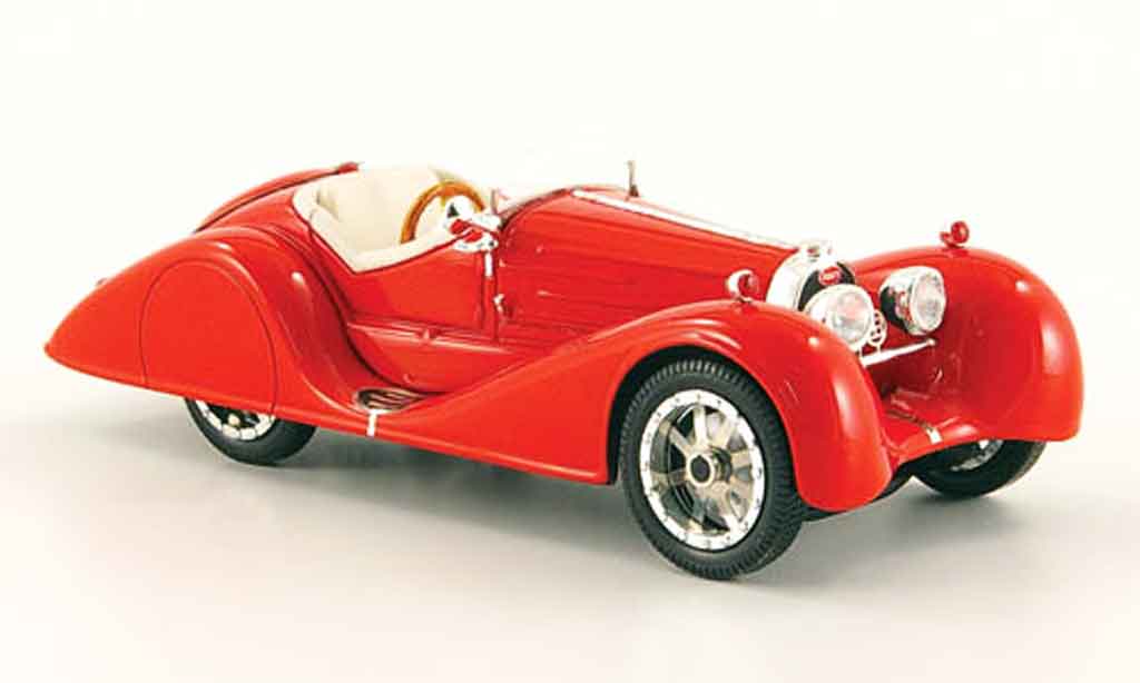 Bugatti 35 1/43 Luxcar b rood 19 modelauto