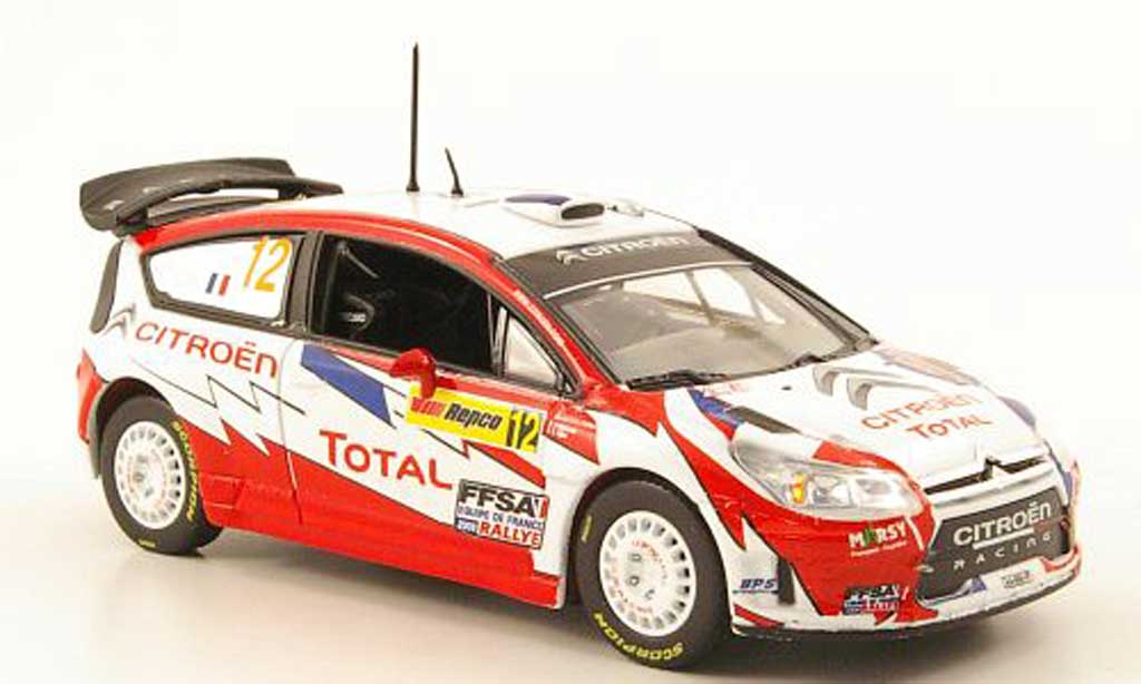 Citroen C4 WRC 2009 1/43 Norev WRC 2009 No.12 Total Rally Australien modelauto