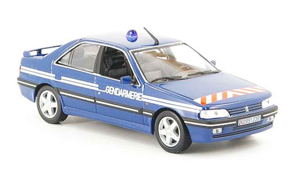 Peugeot 405 Turbo 16 1/43 Norev Turbo 16 gendarmerie 1995 modelauto