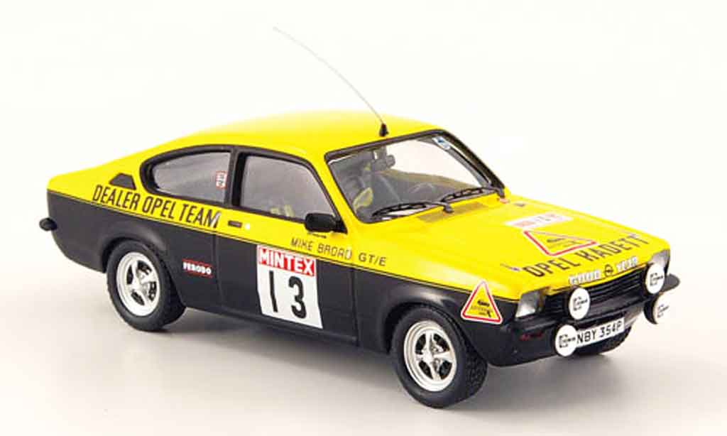 Opel Kadett GT 1/43 Trofeu GT e no.13 rohrl broamintex rallye 1977 modelauto