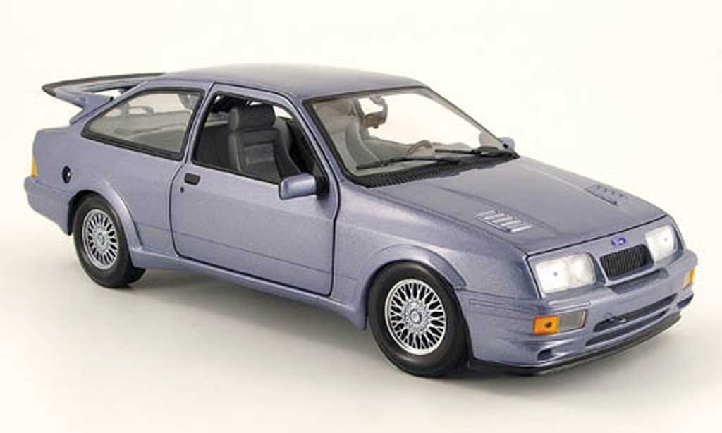 Ford Sierra Cosworth RS 1/18 Minichamps Cosworth RS blauw grijs 1988 modelauto