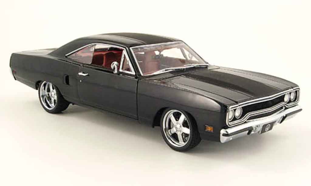 Plymouth Blackbird 1/18 GMP road runner zwart modelauto