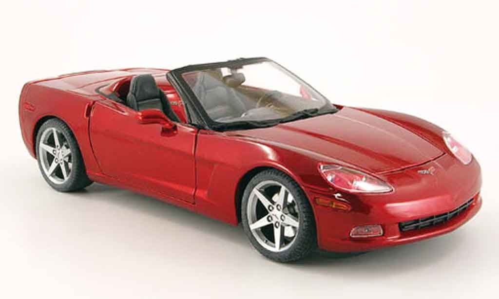 Chevrolet Corvette C6 1/18 Maisto C6 cabrio rood modelauto